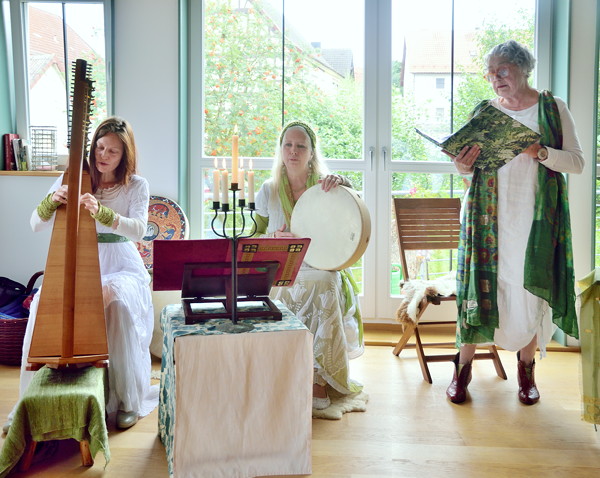 Sabine Stutz, Jutta Richter, Ulrike Harmann, Lauterbach, Harfengärten